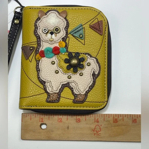 NWT Chala Llama Vegan Leather Wallet - Picture 8 of 11